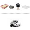 HOFFCAR Kit tagliando 4 filtri compatibile con Ford Transit Custom 2.0 Ecoblue 96kw dal 2016