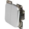 HABA C-Line Presto Inprojal CBE 12-230 Volt Interruttore seriale per camper, roulotte, barca, argento