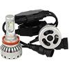 CARALL Kit Full Led Canbus H8 H11 H9 40W 5000 Lumens Con Ventilatore 12V 24V 2 Cree XHP 50