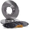 ENVA MADE FOR QUALITY BESTPRICE Set freni asse anteriore incl. dischi freno pieni Ø 236 mm + pastiglie freno anteriori, compatibile con CHEVROLET MATIZ (M200, M250), SPARK, DAEWOO MATIZ (M100, M150)