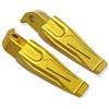 ZHANGWENLING Pedaline Moto Per TMAX Per 500 Per TMAX Per 530 Per T-MAX500 Per T-MAX530 Per T MAX 500 530 Poggiapiedi In Alluminio CNC Poggiapiedi Moto Passeggero Posteriore Pedane Passeggero Moto(Oro)
