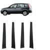 Generic Set di modanature per montante B delle porte anteriori destra e sinistra 4 pezzi PER FORD FUSION (2001-2013) 1473669, 1473667