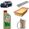 OP Kit di manutenzione auto OP per Mini R60 Countryman diesel 1560cc 2010-2016: 3 filtri + 5L olio Edge 5W30