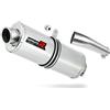 DOMINATOR SV 650 N Marmitta Racing Oval Exhaust Terminale di Scarico Silenziatore 1999 2000 2001 2002