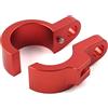 Three T FSFY Supporto guida linea per morsetto cavo tubo freno anteriore moto rosso per HONDA CR85R 03-07, CR80R 96-02, CR125R/250R 90-03, CRF150R 07-20, CRF450R 03 Alluminio