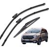 Generic Set Spazzole Tergicristallo Anteriori E Posteriori Per Dacia Renault Lodgy 2017-2023, Parabrezza, 22+16+11