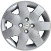Rixto Kit di 4 copricerchi adattabili - per NISSAN MICRA (LOGO CROMATO) - diametro 15