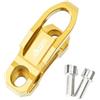 chennini Gancio CNC per moto Per Hon@&da XL750 Transalp XL 750 2023 2024 2025 Accessori Moto Gancio Manubrio Casco Porta Bagagli Portaoggetti(Yellow)