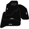 Generico Tappetini compatibili con Isuzu D-max 2002-2011, ricamo 4x4, kit tappetini auto personalizzati, set tappeti in moquette, tappeto auto