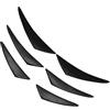 VICASKY Alette Divisori Per Auto Striscia Spoiler Per Carrozzeria Accessori Per Auto Alette Divisori Per Adesivo Per Paraurti Realizzato Protezione Da Graffi e Urti Installazione