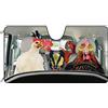 Generic Gallo E Gallina Famiglia di Polli Parasole Auto Parabrezza Portabile Copri Parabrezza per Car Anti-UV Copri Vetro Car Universale per Estate Camion SUV S