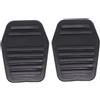 UPGENT Pedali Dell'auto Per Ford Per Fiesta MK5 Per Classic Per Ikon 2002-2008 Auto In Gomma Freno Frizione Pedale Pad Copertura 6789917 94BB7A624AA PEDALI FRENO FRIZIONE (Misurare : 2Pc)