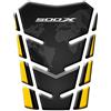 IRIDEA DESIGN PARASERBATOIO ADESIVO RESINATO PROTEZIONE 3D GIALLO COMPATIBILE CON HONDA CB 500 X 2017-2018