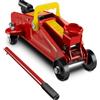MF artSHOP Cric Sollevatore Idraulico A Carrello Meccanico Per Auto 2 Tonnellate Altezza di Sollevamento 140-305mm Martinetto Sollevatore Con 4 Ruote Bidirezionali