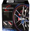 RimSavers RS-1 - Protezioni per cerchi in lega, colore nero, compatibilità universale, per ruote fino a 22 pollici di diametro