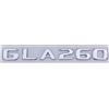 KARFRI 3D ABS Cromato GLA260 Logo GLA200 Emblema Lettere Adesivo Bagagliaio Distintivo Decalcomania Compatibile Con Mercedes Benz GLA 200 X156 H247 Accessori (Color : GLA260 Chromw)
