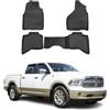 OMAC Tappetini in Gomma Tappetini Compatibili con Dodge RAM 1500 2500 3500 Quad Cab 2012-2018 4X