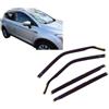 J&J AUTOMOTIVE Deflettori d'Aria per Ford Kuga 2008-2012, Set da 4 Pezzi, Nero Fumé Oscurato Heko