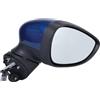 Cstearqp Gruppo Specchietto Retrovisore Specchietto Retrovisore Elettrico Lato Destro Blu Adatto Per Ford Per Fiesta Per MK7 2013 2014 2015 2016 2017