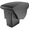 Msisuhoaf Scatola Bracciolo Per Kia Per Soul 2006-2017 Bracciolo Box Pelle Auto Interni Parti Console Centrale Con USB 2007 2008 2009 2010 2011 2012 2013 2014 Poggiabraccio Vano(A2 black line Corium)