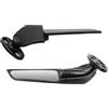 Miosugo Specchietti Moto, Specchietto Moto Ruotabile a 360°, Specchietti Retrovisori Universali, Compatibile con CBR300R CBR500R CBR600RR CBR1000RR, Ninja 300 400 650, GSXR 600 750