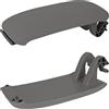 RECAMBO Coperchio di ricambio per bracciolo centrale adatto per Audi A3 8P BJ 2003 - 2013, colore grigio - vestibilità robusta - aspetto di serie - meccanismo durevole - installazione rapida