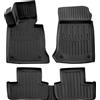 J&J AUTOMOTIVE SCOUTT Tappetini Auto in Gomma Su Misura per Mercedes X204 GLK 2008-2015, Set da 5 Pezzi, Tappeti 3D Design con Bordo Alto, Inodore, Qualità Premium