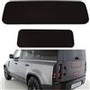 AlbaEUC Auto Ruota di Scorta Posteriore Pneumatico Piastra Senza Soluzione di continuità Coperchio di Protezione Tronco Portellone Bordo per Land Rover Defender 90 2020-2024 - 6 colours ABS lucido