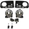 aejghfwjh Anteriore Fendinebbia Per Golf 5 Per A5 MK5 R32 2004 2005 2006 2007 2008 2009 Auto Ricambi Auto Fendinebbia Lampade Griglie Copertura E Filo Alogeno LED Anteriori Fendinebbia(Halogen set)