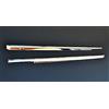 VNVIS 2 pezzi, decorazioni per finestre in acciaio inox lucidato a specchio per Scania R P G 2004-2015 Camion