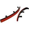 FIYFIOW Per VW Per Tiguan 5N 2008 2009 2010 2011 2012 2013 2014 2015 Catarifrangenti Paraurti Posteriore Con Lente Rossa, Sinistra Destra, Senza Luce Posteriore Terzo Stop Luci