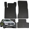 W-Parts TAPPETI - TAPPETINI IN GOMMA 3D TPE NERI PER MERCEDES GLA dal 2019 in poi