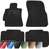 moto-MOLTICO Tappetini Auto Set di Tappeti in Moquette su Misura per Subaru Forester IV Legacy V Outback IV (Filo Nero)
