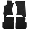 J&J AUTOMOTIVE Tappetini in Tessuto per Subaru Forester 1998-2003, Set da 4 Pezzi Anteriori e Posteriori, di Velluto su Misura, Antiscivolo, Colore Nero
