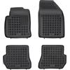 MOTOS M MOTOS Tappetini in gomma per auto adatto per Ford Fiesta V 2005-2008 Migliorate il vostro comfort di viaggio con il tappetino antiscivolo per auto - tappetino per auto per tutte le stagioni, protezi