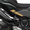 labelbike Adesivi 3D Moto Pedane Compatibile con Yamaha