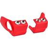 IDPOLHYGF Accessori moto compatibili con BETA RR 2T 125 250 300 Racing forcella anteriore inferiore gamba gamba scarpa protezione protezione compatibile con BETA RR 2T 125 250 300 350 390 RC 2020 (Rosso)