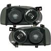 V-MAXZONE PARTS Fari Proiettore Luci Anteriori Auto Lampade Fumo LHD Compatibile con Volkswagen Golf 3