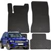 W-Parts TAPPETI - TAPPETINI IN GOMMA 3D TPE NERI PER MERCEDES GLB X247 dal 2019 in poi
