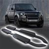 Wusecssy Barre di Passaggio per Land Rover Defender 110 130 2020-2024 2025 2026 L663 4porte | 2Pz Pedali Laterali Fissi Barra di Passaggio Laterale | Tutto Nuovo Aggiornamento | Accessori Auto Nero (Stile