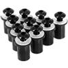 EUQIXMR Moto Per Aprilia RS 125 RS125 RSV4 RSV4R Per Kit Carena RSV 1000 Per Tuono Bulloni Parabrezza Kit Dado Fissaggio M5 5mm Accessori(Nero)