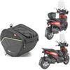 FAR BORSA DA TUNNEL SELLA COMPATIBILE CON HONDA ADV 350 CON TASCHE LATERALI EA135 GIVI NERA