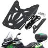 DFFMQSJ Portapacchi posteriore universale per moto, compatibile con Versys 650 Versys650 2015 - 2023, supporto robusto per bauletto di supporto, prolunga per scaffali accessori (15 - 23)