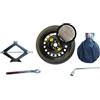 D'ANGELO 1988 KIT RUOTINO DI SCORTA 17 135/80R17 COMPATIBILE CON MAZDA CX-30, CX-3, 6, 5, KIA PROCEED, XCEED, MITSUBISHI ASX, CON CRIC, CHIAVE E SACCA