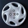 Rixto Kit di 4 copricerchi adattabili - per PEUGEOT 206/106 / 306/406 / 806 / Ranch/Bipper - diametro 13 - con logo cromato - non originali