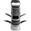WINVOX Parabrezza Per Ford Per Kuga MK2 2012 2013 2014~2019, Parasole Copertura Totale Per Auto, Oscuranti Per Finestrini, Anti-UV, Visiera Avvolgente Parasole Per Auto(Rear Windshield)