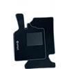 Tappetini compatibili per Smart ForTwo 451 dal 2007 al 2014 con 1 logo ricamato