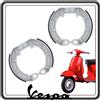 Piaggio KIT COPPIA DUE GANASCE CEPPI FRENO FRENI ANTERIORI + POSTERIORI PER PIAGGIO VESPA PK 50-50 XL - VESPA PK 125 - PK 125 XL ORIGINALE PIAGGIO.
