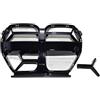 Nqkcuac Griglia Anteriore Auto Per BMW Per M3 G80 G81 Per M4 G82 G83 21-2024 Bodykit Tuning CS Style Paraurti Anteriore Auto Griglie Griglia Cofano Lucido Con ACC Griglia Radiatore