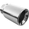 Autohobby 0108 Universale Terminale Scarico Acciaio Inox Fino a 82mm Cromo